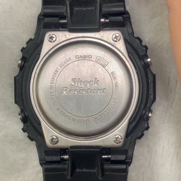 Casio G-Shock Baby-G BGD-560 Digital Resin Smoke Black Skeleton Watch - Picture 2 of 5